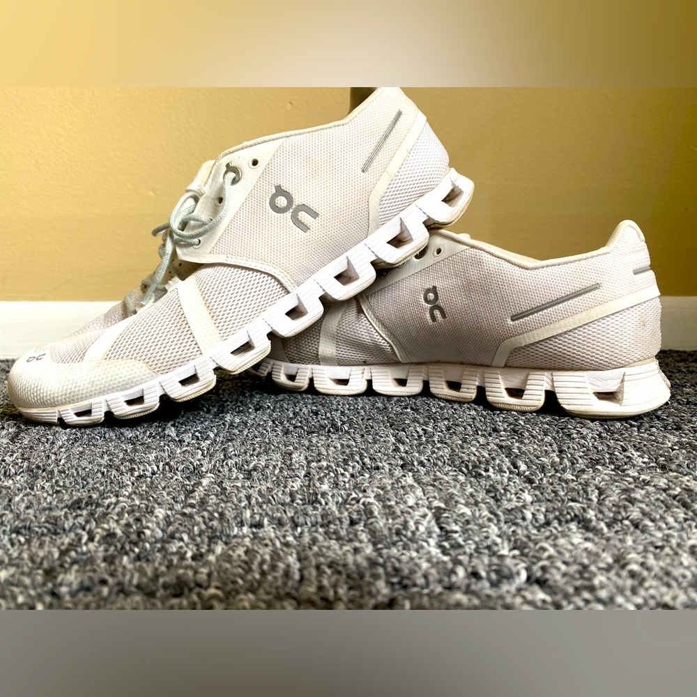 On cloud shoes